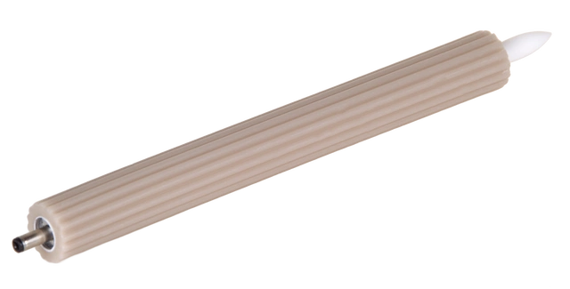 LED kronelys tilbehør oppladbar lysestake beige