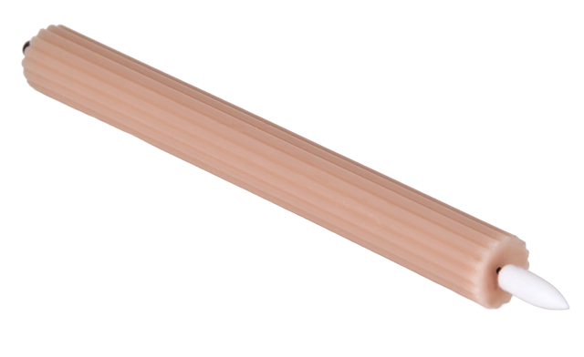 LED kronelys tilbehør oppladbar lysestake rosa