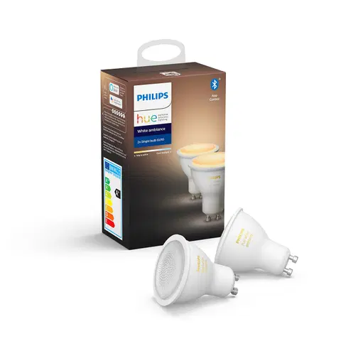 Hue GU10 dimbar 4,2W 2pk. White Ambiance 2