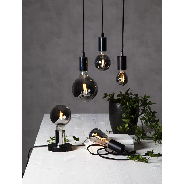 LED E27 lanterne 1,8W smoke