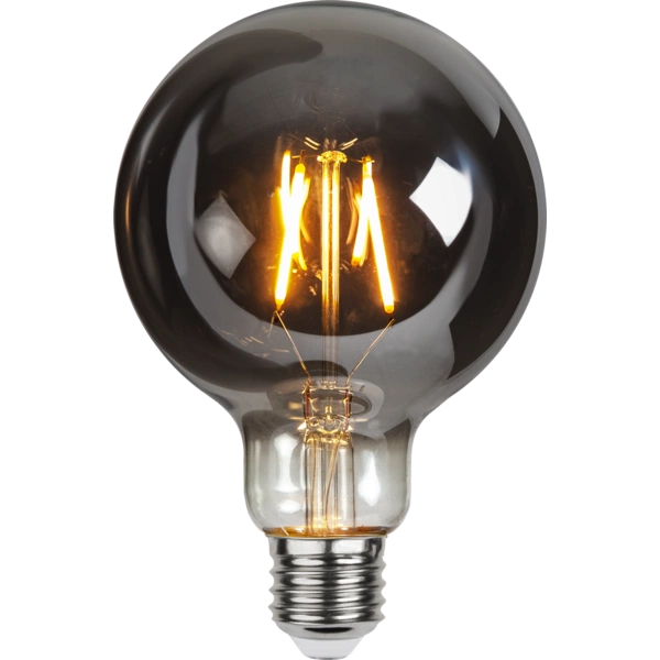 LED E27 globe 9,5cm 1,8W smoke