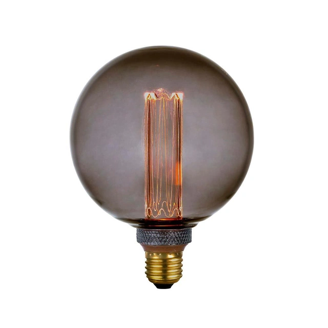 LED E27 globe 12,5cm 3-step dimbar 5W smoke