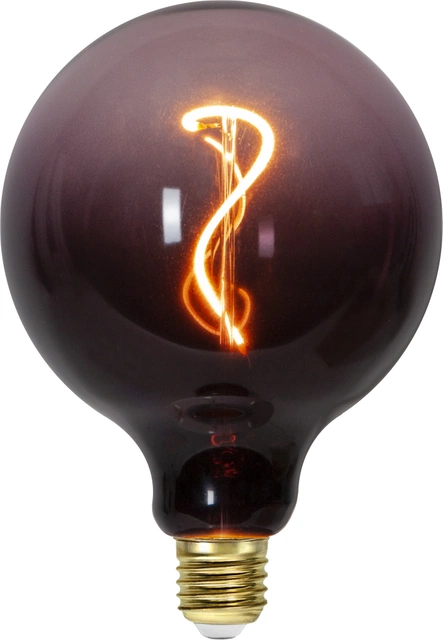LED E27 globe 12,5cm dimbar 4W lilla