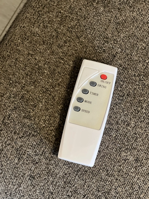 Tårnvifte med fjernkontroll 45W 80cm hvit