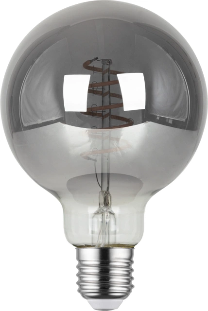 LED E27 globe 9,5cm dimbar 4W 150lm smoke