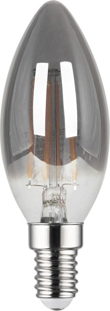 LED E14 mignon dimbar 5W smoke