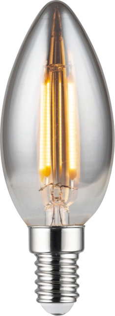 LED E14 mignon dimbar 5W smoke