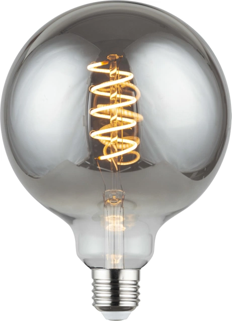 LED E27 globe 12,5cm dimbar 4W 130lm smoke