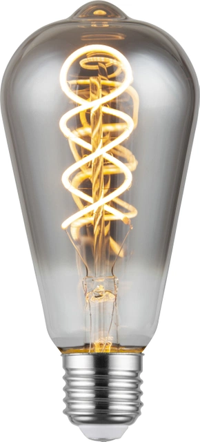 LED E27 lanterne dimbar 4W 130lm smoke