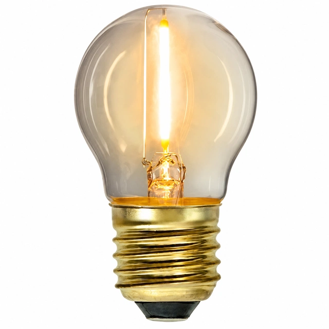 LED E27 krone 0,8W amber