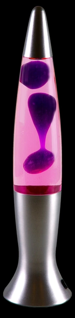 Lavalampe bordlampe rosa