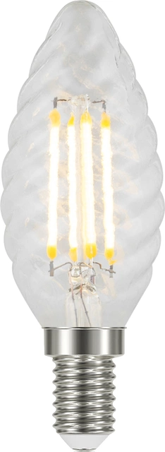 LED E14 mignon twist dimbar 3,7W klar
