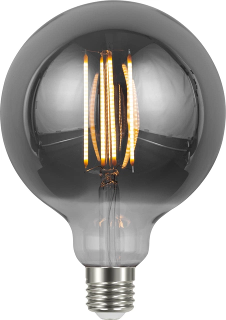LED E27 globe 12,5cm dimbar 4W 150lm smoke