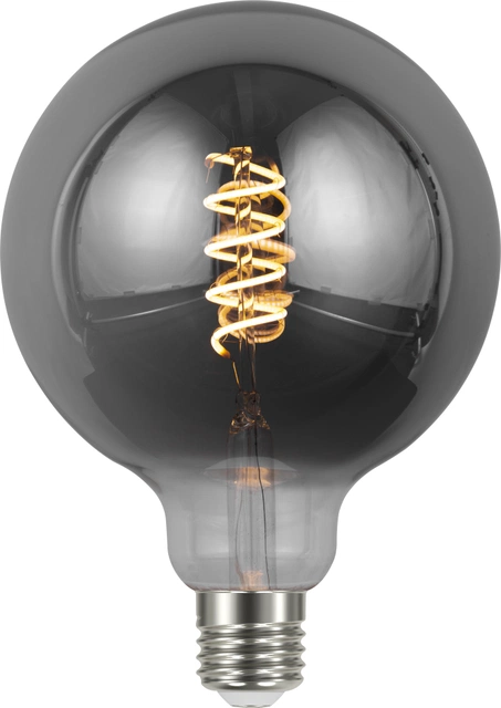 LED E27 globe 12,5cm dimbar 4W 160lm smoke