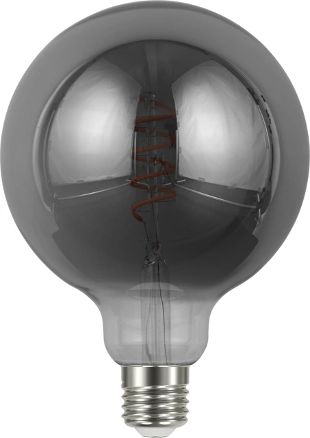 LED E27 globe 12,5cm dimbar 4W 160lm smoke