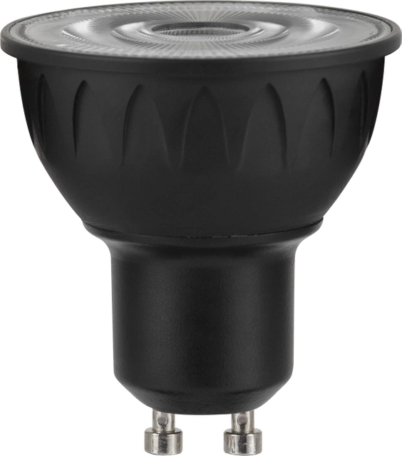 LED GU10 DimToWarm 5,6W sort