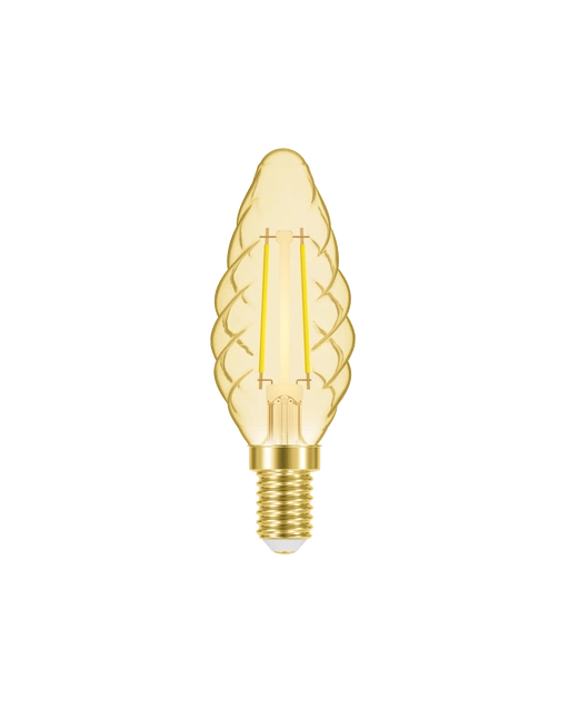 LED E14 mignon dimbar 2W amber