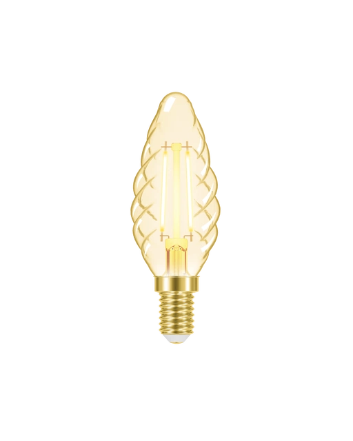 LED E14 mignon dimbar 2W amber