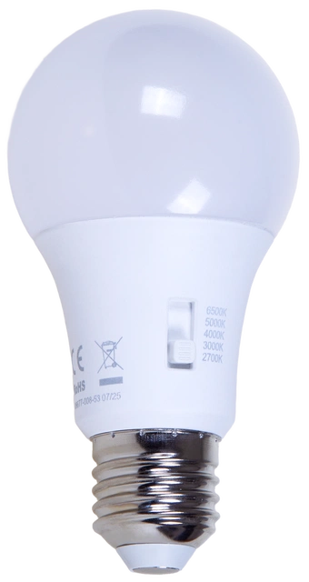 LED E27 normal 5CCT dimbar 8W