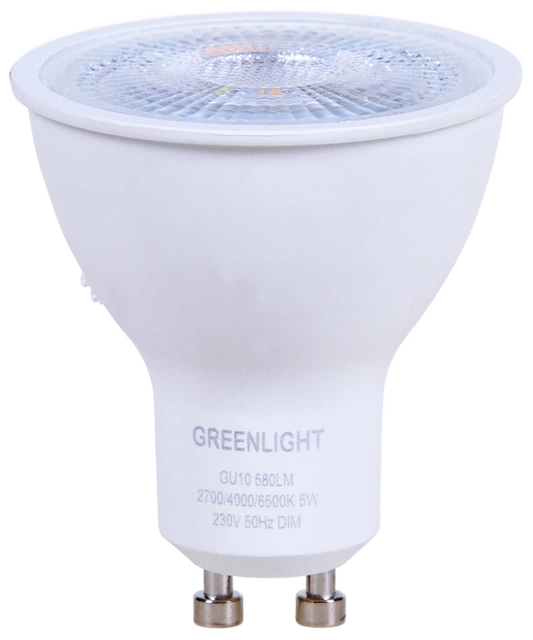 LED GU10 3CCT dimbar 5W hvit