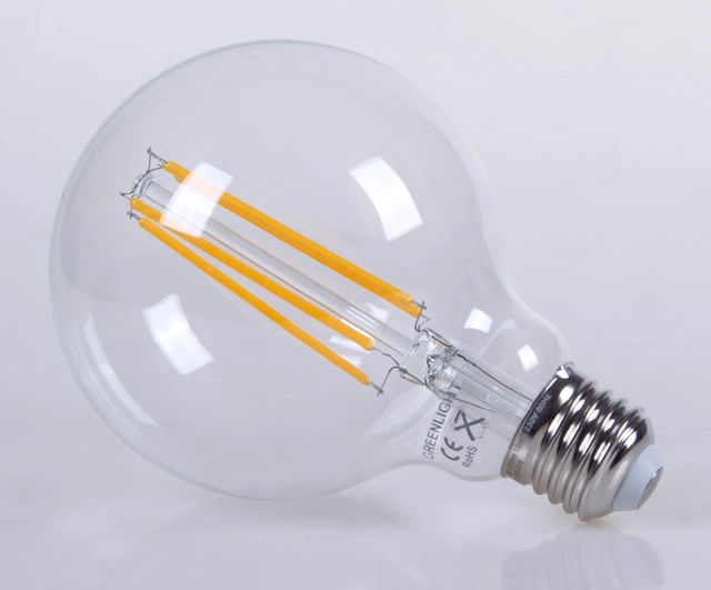 LED E27 globe 8cm dimbar 400lm 4W klar