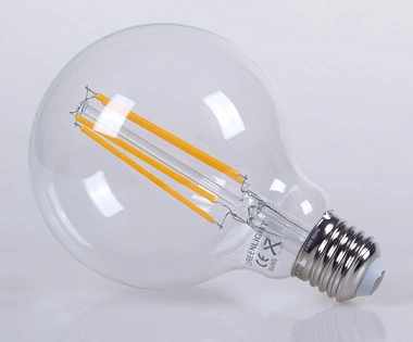LED E27 globe 9,5cm dimbar 4W 400lm klar