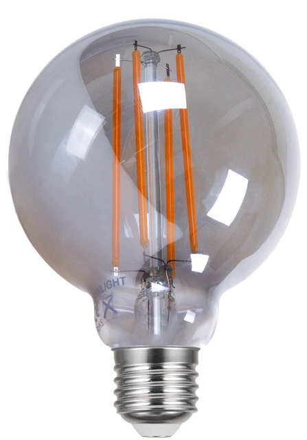 LED E27 globe 8cm dimbar 4W 150lm smoke