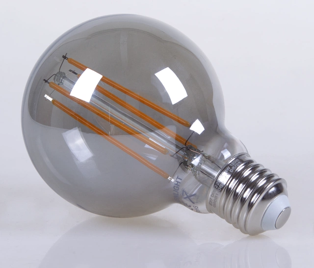 LED E27 globe 8cm dimbar 4W 150lm smoke