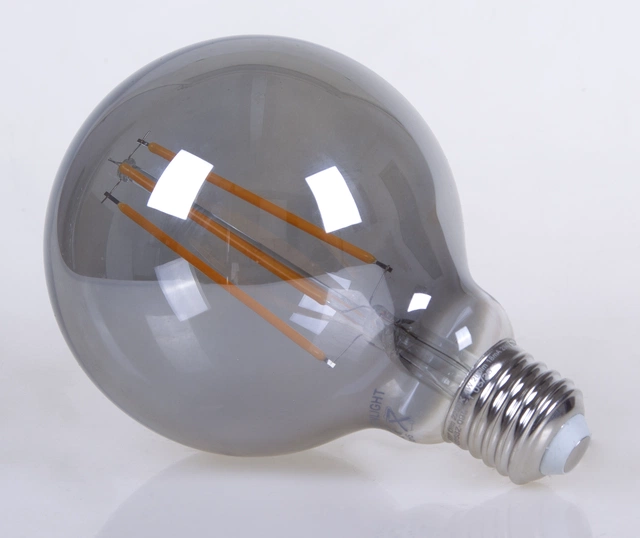 LED E27 globe 8cm dimbar 4W 150lm smoke
