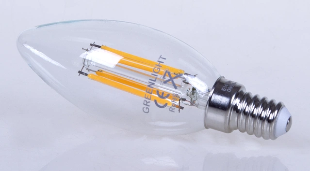 LED E14 mignon dimbar 4W 350lm klar