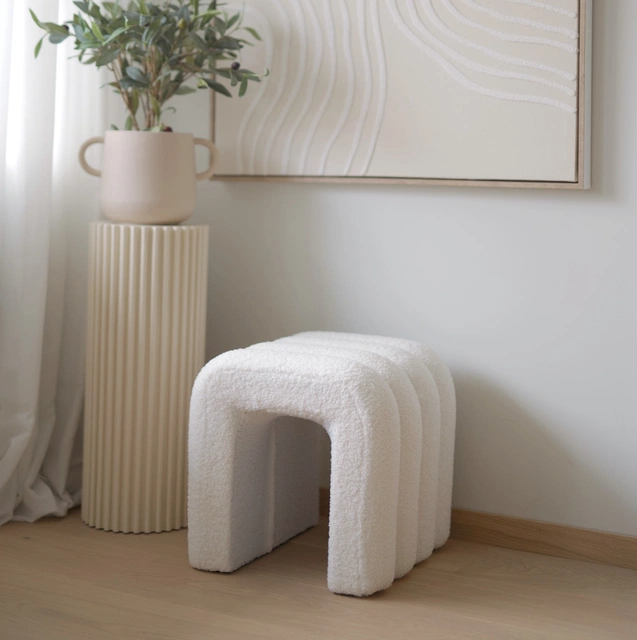 Puff Tube puff 40cm hvit