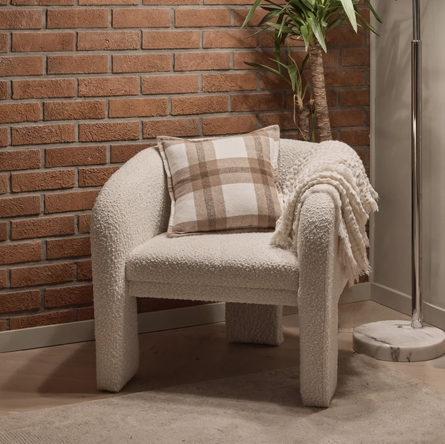 Bow stol 74cm beige