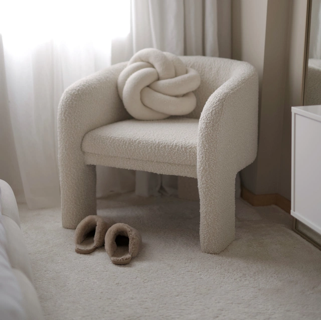 Bow stol 74cm beige
