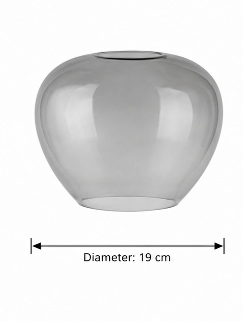 Reserveglass Kelly 19cm diamond smoke