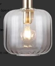 Reserveglass Carmen 20cm smoke