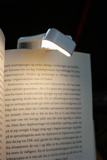 Book light boklys hvit