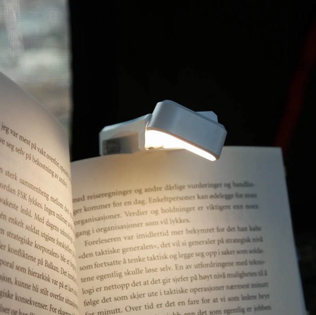Book light boklys hvit