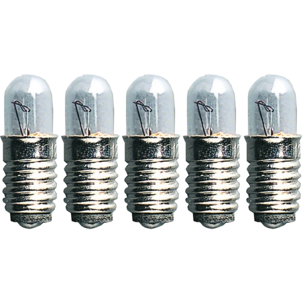 Reservepære E5 0,8W 12V 5pk.