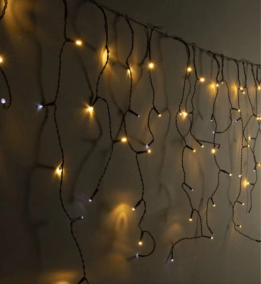 Istapp lyslenke LED 320lys IP44 6,3m 2500K 2